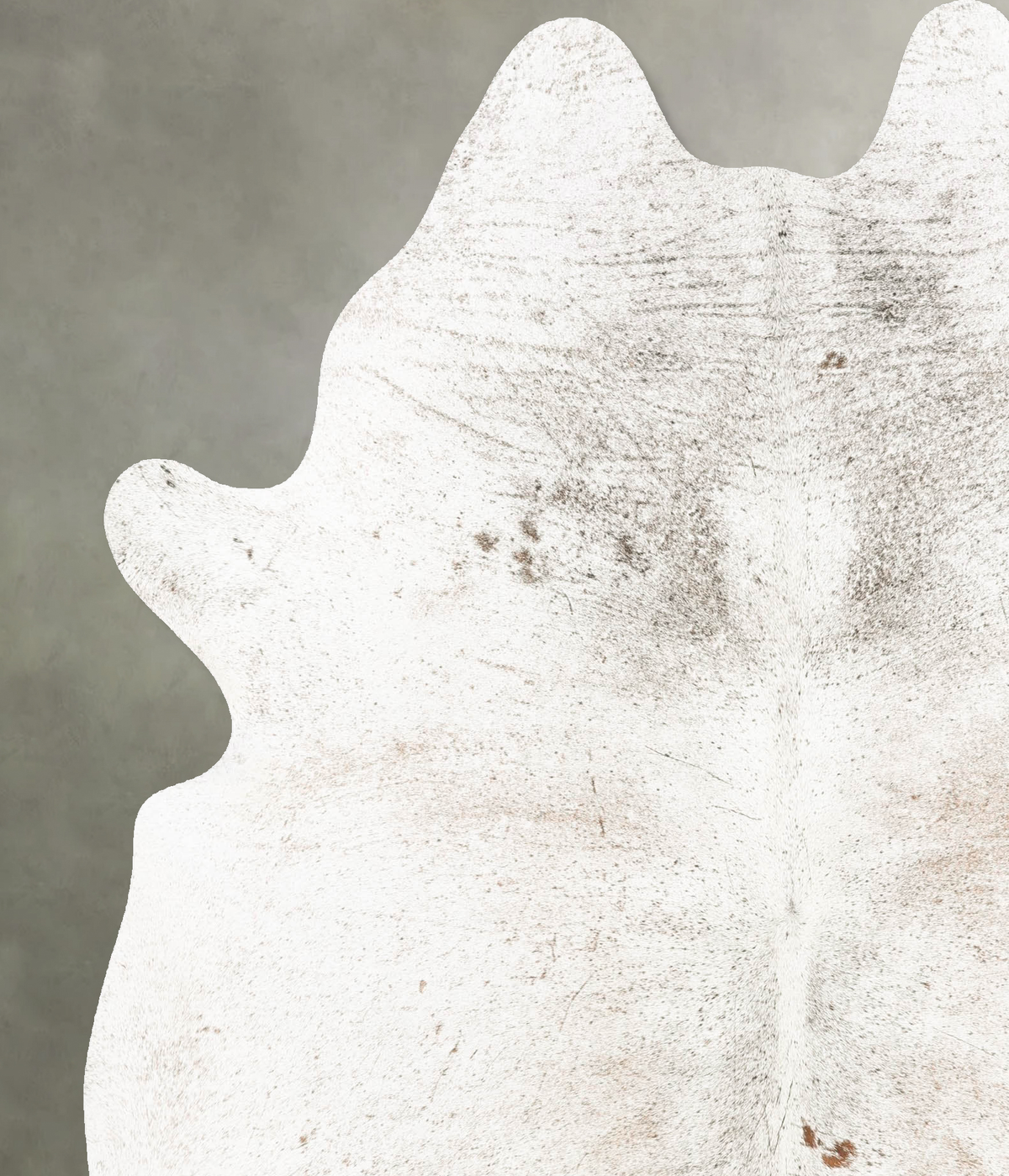 Salt and Pepper Black X-Large Brazilian Cowhide Rug 7'9"H x 6'2"W #B27266 by Hudson Hides