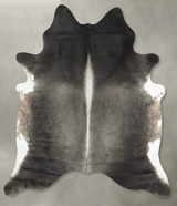 Dark Grey XX-Large Brazilian Cowhide Rug 7'10"H x 6'9"W #B27273 by Hudson Hides