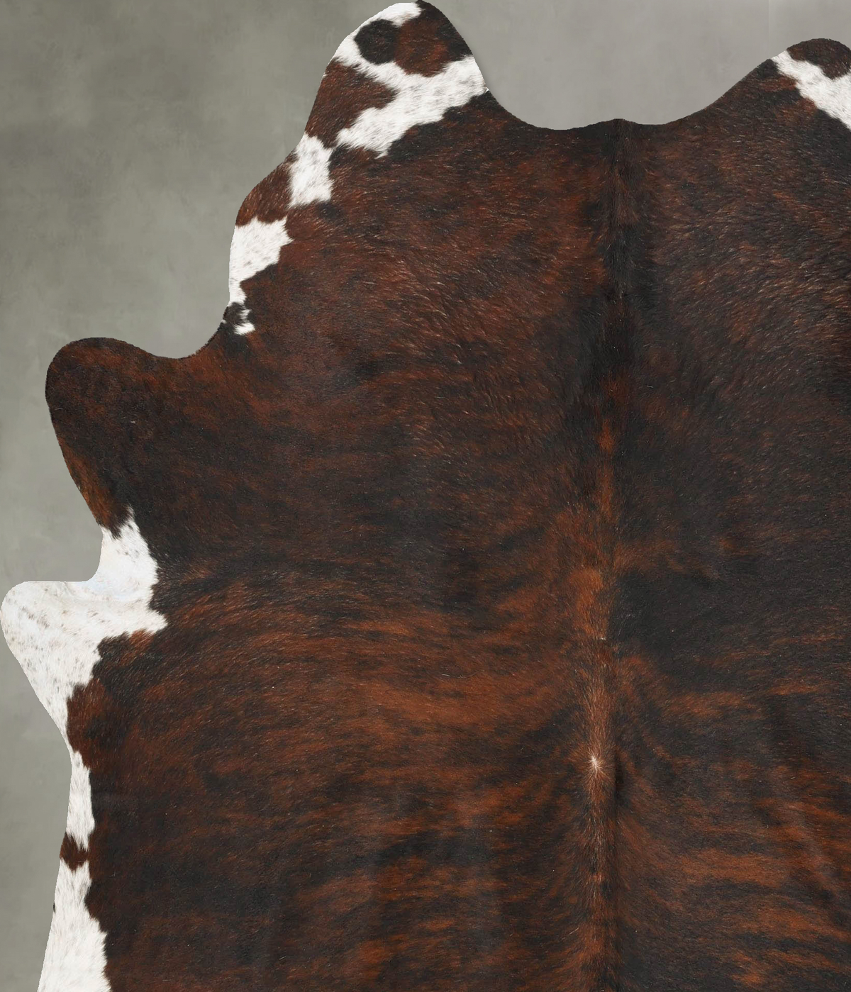 Dark Brindle X-Large Brazilian Cowhide Rug 7'9"H x 6'5"W #B27275 by Hudson Hides