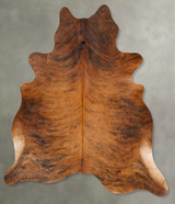 Medium Brindle X-Large Brazilian Cowhide Rug 7'5"H x 6'7"W #B27276 by Hudson Hides
