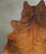 Medium Brindle X-Large Brazilian Cowhide Rug 7'5"H x 6'7"W #B27276 by Hudson Hides