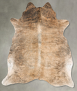 Light Brindle X-Large Brazilian Cowhide Rug 7'2"H x 6'3"W #B27279 by Hudson Hides