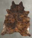 Dark Brindle X-Large Brazilian Cowhide Rug 7'5"H x 6'4"W #B27280 by Hudson Hides