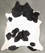 Black and White XX-Large Brazilian Cowhide Rug 9'3"H x 7'8"W #B27281 by Hudson Hides