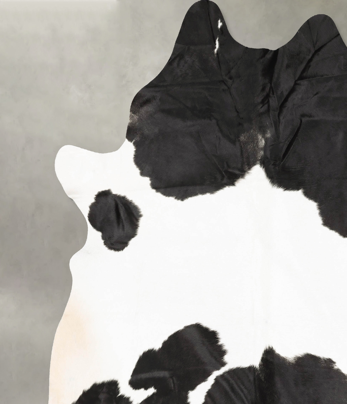 Black and White XX-Large Brazilian Cowhide Rug 9'3"H x 7'8"W #B27281 by Hudson Hides