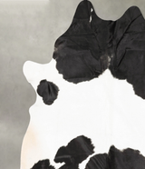 Black and White XX-Large Brazilian Cowhide Rug 9'3"H x 7'8"W #B27281 by Hudson Hides
