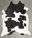Black and White XX-Large Brazilian Cowhide Rug 8'2"H x 7'1"W #B27283 by Hudson Hides
