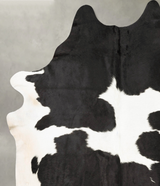 Black and White XX-Large Brazilian Cowhide Rug 8'2"H x 7'1"W #B27283 by Hudson Hides