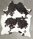 Black and White XX-Large Brazilian Cowhide Rug 9'1"H x 7'1"W #B27285 by Hudson Hides