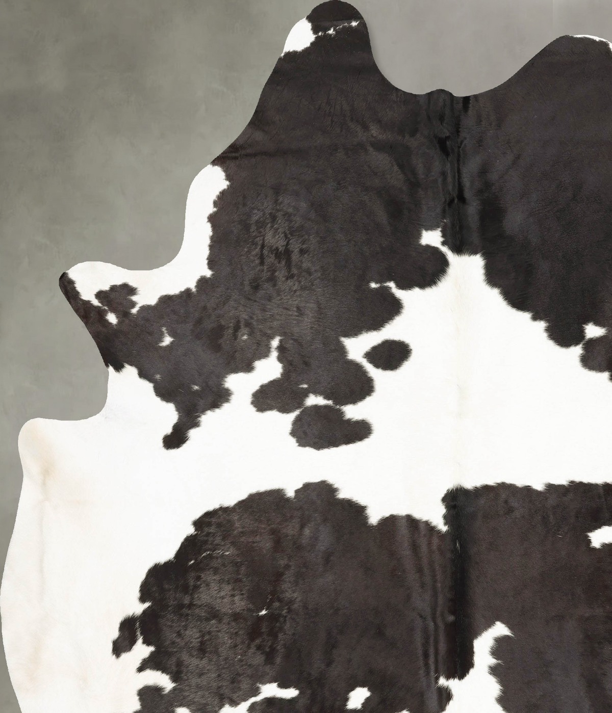 Black and White XX-Large Brazilian Cowhide Rug 9'1"H x 7'1"W #B27285 by Hudson Hides