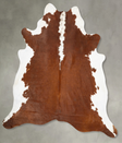Hereford XX-Large Brazilian Cowhide Rug 8'6"H x 7'9"W #B27288 by Hudson Hides