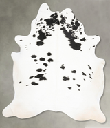 Black and White XX-Large Brazilian Cowhide Rug 8'4"H x 6'8"W #B27295 by Hudson Hides