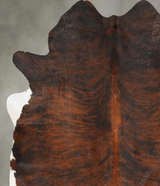 Dark Brindle X-Large Brazilian Cowhide Rug 7'6"H x 5'11"W #B27300 by Hudson Hides