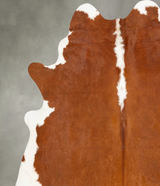 Hereford XX-Large Brazilian Cowhide Rug 7'11"H x 6'11"W #B27302 by Hudson Hides