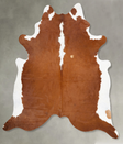 Hereford XX-Large Brazilian Cowhide Rug 8'5"H x 7'5"W #B27304 by Hudson Hides