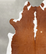 Hereford XX-Large Brazilian Cowhide Rug 8'5"H x 7'5"W #B27304 by Hudson Hides