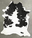 Black and White XX-Large Brazilian Cowhide Rug 8'10"H x 6'6"W #B27306 by Hudson Hides