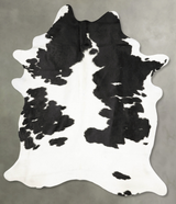 Black and White XX-Large Brazilian Cowhide Rug 8'10"H x 6'6"W #B27306 by Hudson Hides