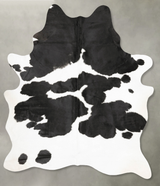 Black and White XX-Large Brazilian Cowhide Rug 8'10"H x 6'6"W #B27307 by Hudson Hides