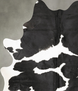 Black and White XX-Large Brazilian Cowhide Rug 8'10"H x 6'6"W #B27307 by Hudson Hides