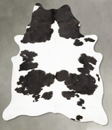 Black and White XX-Large Brazilian Cowhide Rug 8'2"H x 6'6"W #B27308 by Hudson Hides