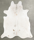 Salt and Pepper Brown XX-Large Brazilian Cowhide Rug 7'9"H x 6'11"W #B27311 by Hudson Hides