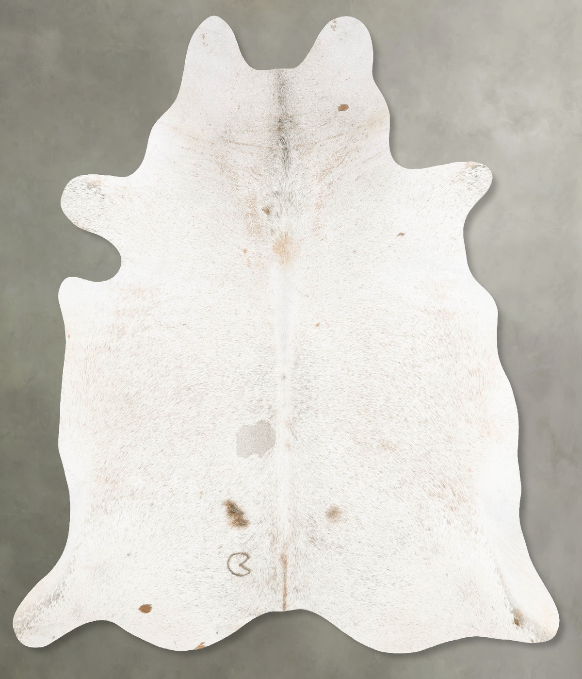 Salt and Pepper Brown Cowhide Rug #B27311