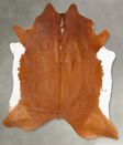 Brown and White Regular XX-Large Brazilian Cowhide Rug 8'2"H x 7'2"W #B27314 by Hudson Hides