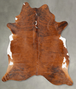 Medium Brindle XX-Large Brazilian Cowhide Rug 8'2"H x 6'7"W #B27330 by Hudson Hides