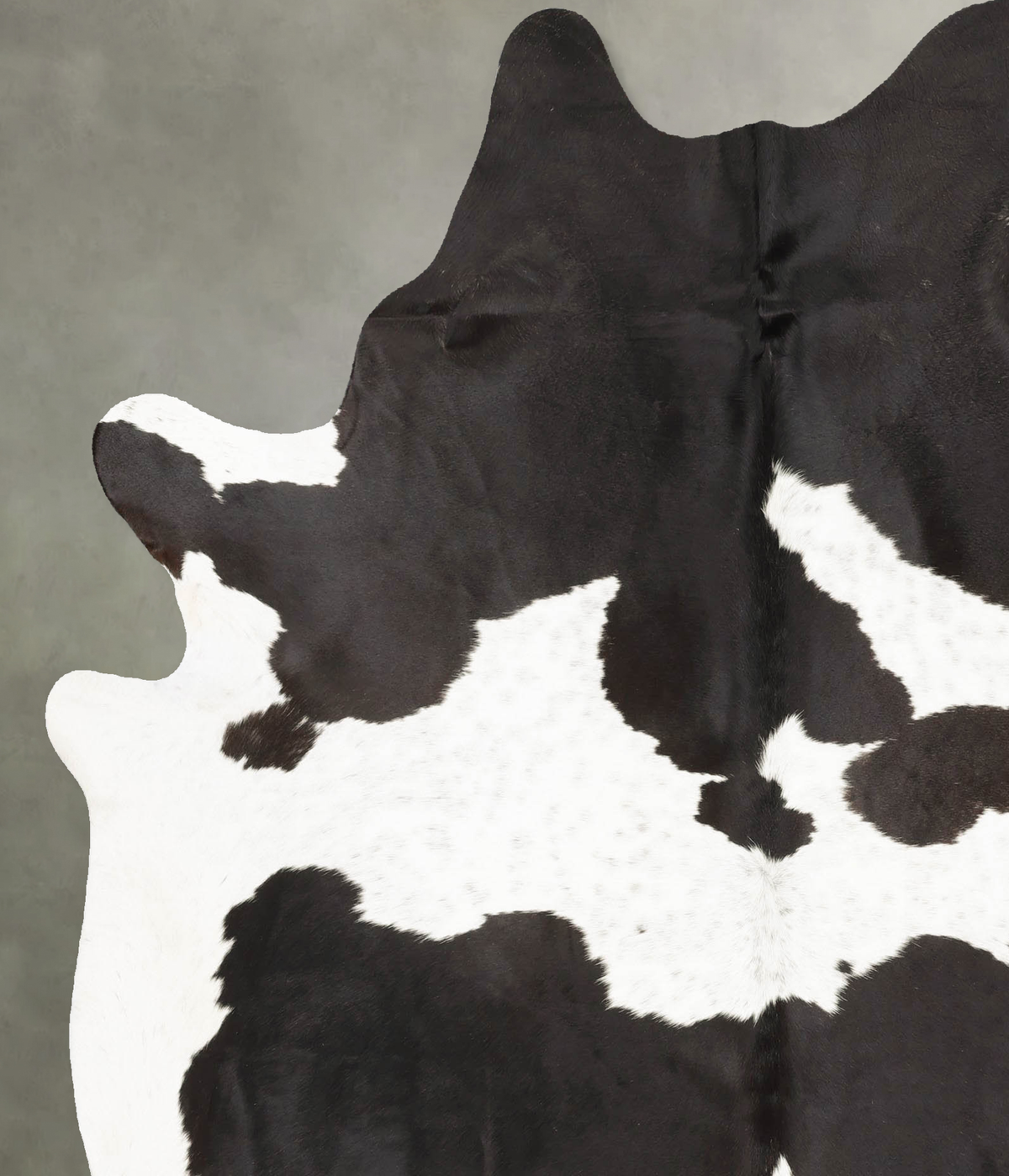 Black and White X-Large Brazilian Cowhide Rug 7'6"H x 6'3"W #B27331 by Hudson Hides