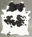 Black and White XX-Large Brazilian Cowhide Rug 8'3"H x 6'3"W #B27335 by Hudson Hides