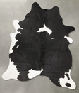 Black and White XX-Large Brazilian Cowhide Rug 8'2"H x 6'2"W #B27341 by Hudson Hides