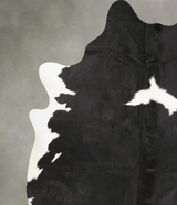 Black and White XX-Large Brazilian Cowhide Rug 8'2"H x 6'2"W #B27341 by Hudson Hides