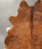 Medium Brindle XX-Large Brazilian Cowhide Rug 7'9"H x 6'10"W #B27346 by Hudson Hides