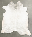 Grey Brindle X-Large Brazilian Cowhide Rug 6'11"H x 6'1"W #B27351 by Hudson Hides