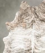 Grey Brindle X-Large Brazilian Cowhide Rug 7'1"H x 5'9"W #B27352 by Hudson Hides