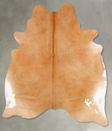 Solid Brown X-Large Brazilian Cowhide Rug 7'5"H x 6'8"W #B27357 by Hudson Hides