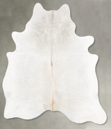 Light Grey X-Large Brazilian Cowhide Rug 7'4"H x 6'4"W #B27359 by Hudson Hides