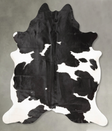 Black and White XX-Large Brazilian Cowhide Rug 8'5"H x 7'1"W #B27360 by Hudson Hides