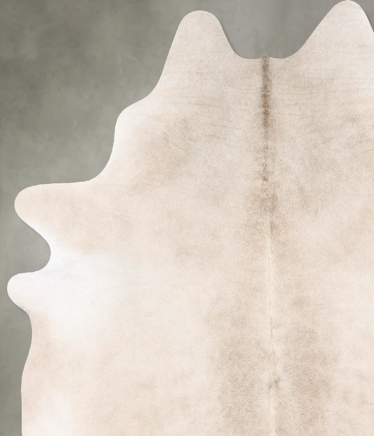Beige X-Large Brazilian Cowhide Rug 7'8"H x 6'3"W #B27361 by Hudson Hides