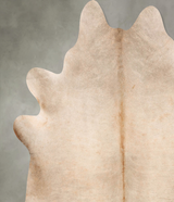 Champagne XX-Large Brazilian Cowhide Rug 7'3"H x 7'0"W #B27362 by Hudson Hides