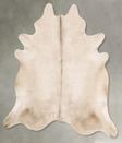 Champagne XX-Large Brazilian Cowhide Rug 8'7"H x 7'7"W #B27365 by Hudson Hides