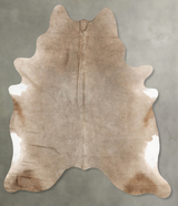 Champagne XX-Large Brazilian Cowhide Rug 8'4"H x 7'3"W #B27373 by Hudson Hides