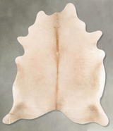 Champagne X-Large Brazilian Cowhide Rug 7'9"H x 6'2"W #B27374 by Hudson Hides
