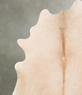 Champagne X-Large Brazilian Cowhide Rug 7'9"H x 6'2"W #B27374 by Hudson Hides