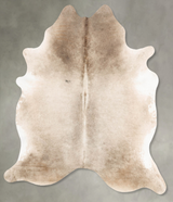 Champagne X-Large Brazilian Cowhide Rug 7'4"H x 6'5"W #B27375 by Hudson Hides