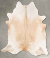Champagne XX-Large Brazilian Cowhide Rug 7'11"H x 7'6"W #B27376 by Hudson Hides