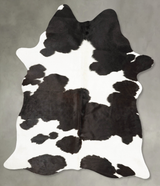 Black and White XX-Large Brazilian Cowhide Rug 8'3"H x 6'1"W #B27377 by Hudson Hides