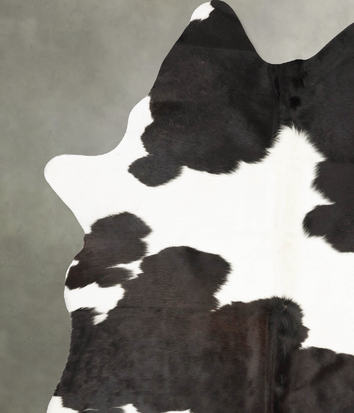 Black and White XX-Large Brazilian Cowhide Rug 8'3"H x 6'1"W #B27377 by Hudson Hides