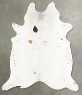 Salt and Pepper Brown XX-Large Brazilian Cowhide Rug 8'1"H x 7'3"W #B27380 by Hudson Hides